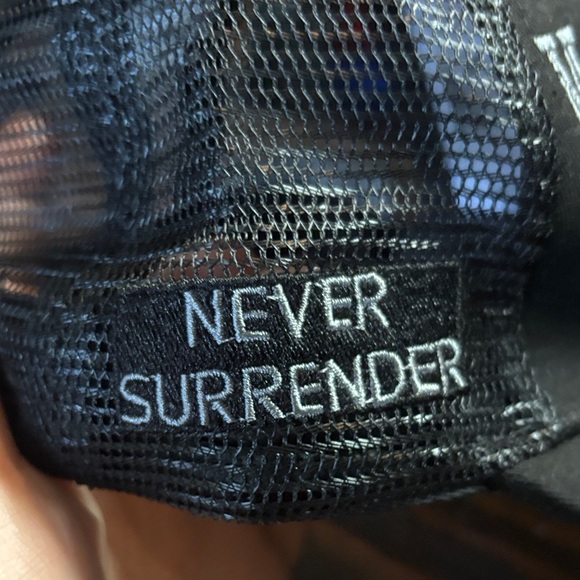 MAGA Black Cap with Embroidered Text and Flag - Picture 5 of 5